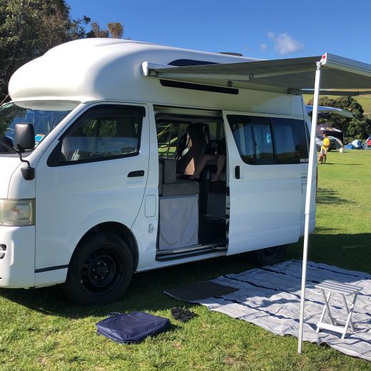 Karl the Camper at Shakespear, New Zealand Campervans