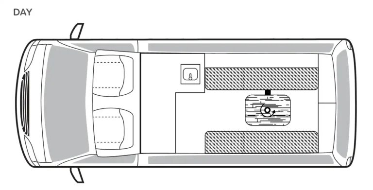 Day Mode View - Campervan
