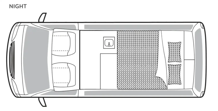 Night Mode View - Campervan